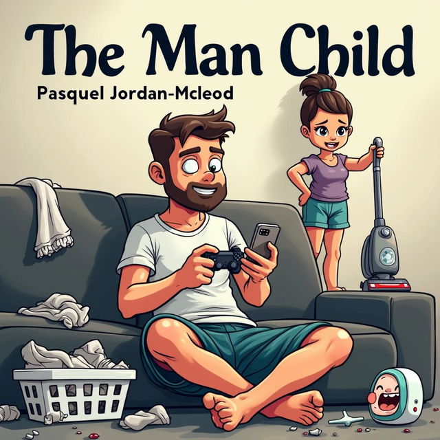 A book cover for "The Man Child" by Pasquel Jordan-McLeod