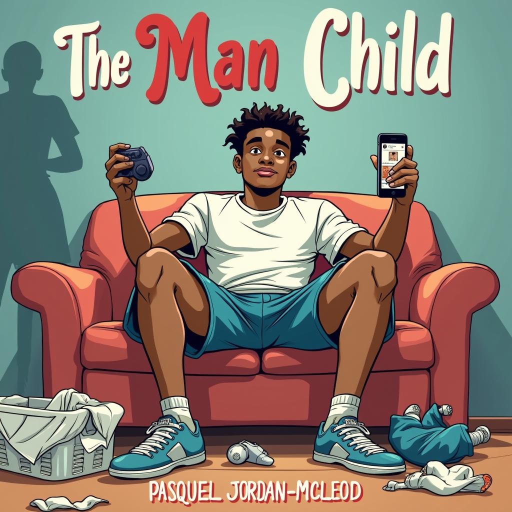 A book cover for "The Man Child" by Pasquel Jordan-McLeod