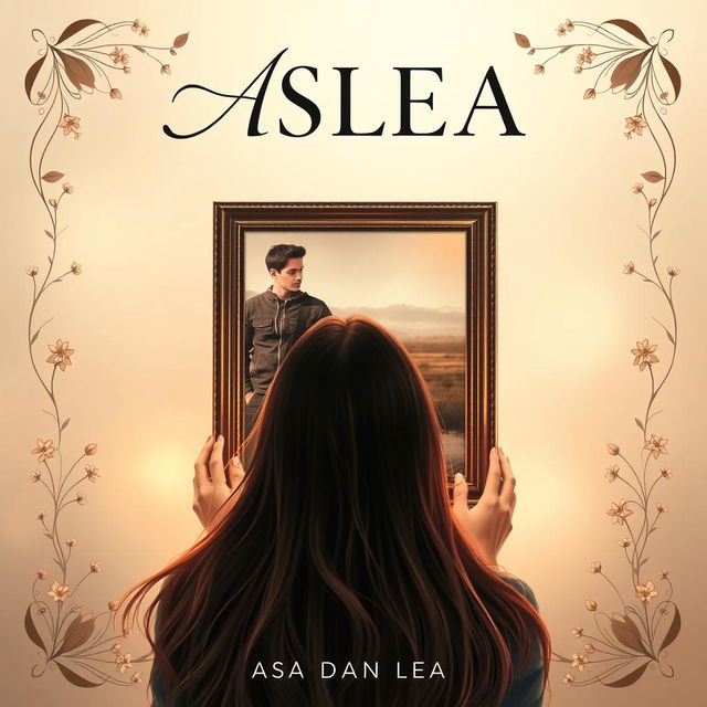 A novel cover titled "ASLEA (Asa Dan Lea)" depicting a soulful and poignant scene