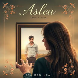 A novel cover titled "ASLEA (Asa Dan Lea)" depicting a soulful and poignant scene