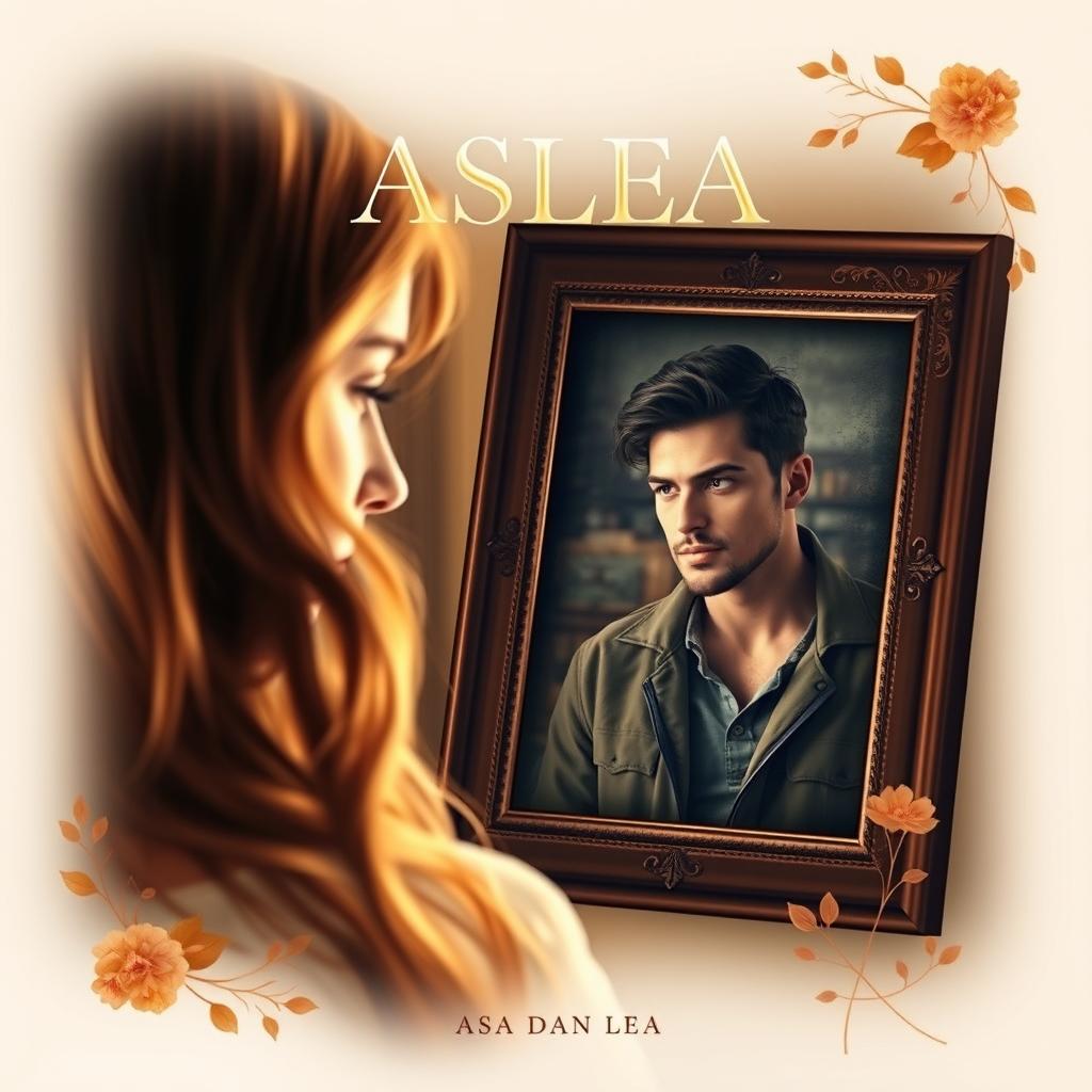 A novel cover titled "ASLEA (Asa Dan Lea)" showcasing an emotional and captivating scene