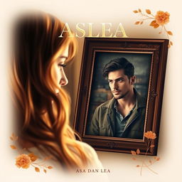 A novel cover titled "ASLEA (Asa Dan Lea)" showcasing an emotional and captivating scene