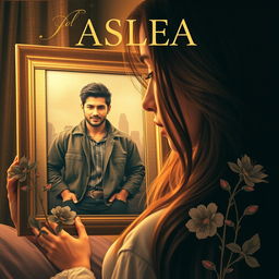 A novel cover titled "ASLEA (Asa Dan Lea)" showcasing an emotional and captivating scene