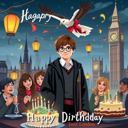 A festive celebration for Harry Potter's birthday set in London