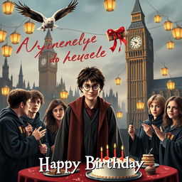 A festive celebration for Harry Potter's birthday set in London