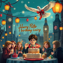 A festive celebration for Harry Potter's birthday set in London