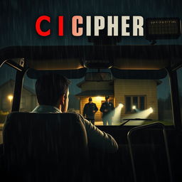 A film poster for the movie titled "CIPHER"