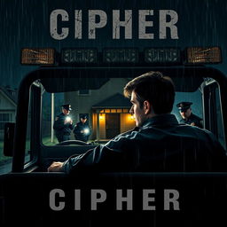 A film poster for the movie titled "CIPHER"