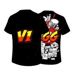 black T-shirt design with the text 'VIIIG' in a trendy, eye-catching font