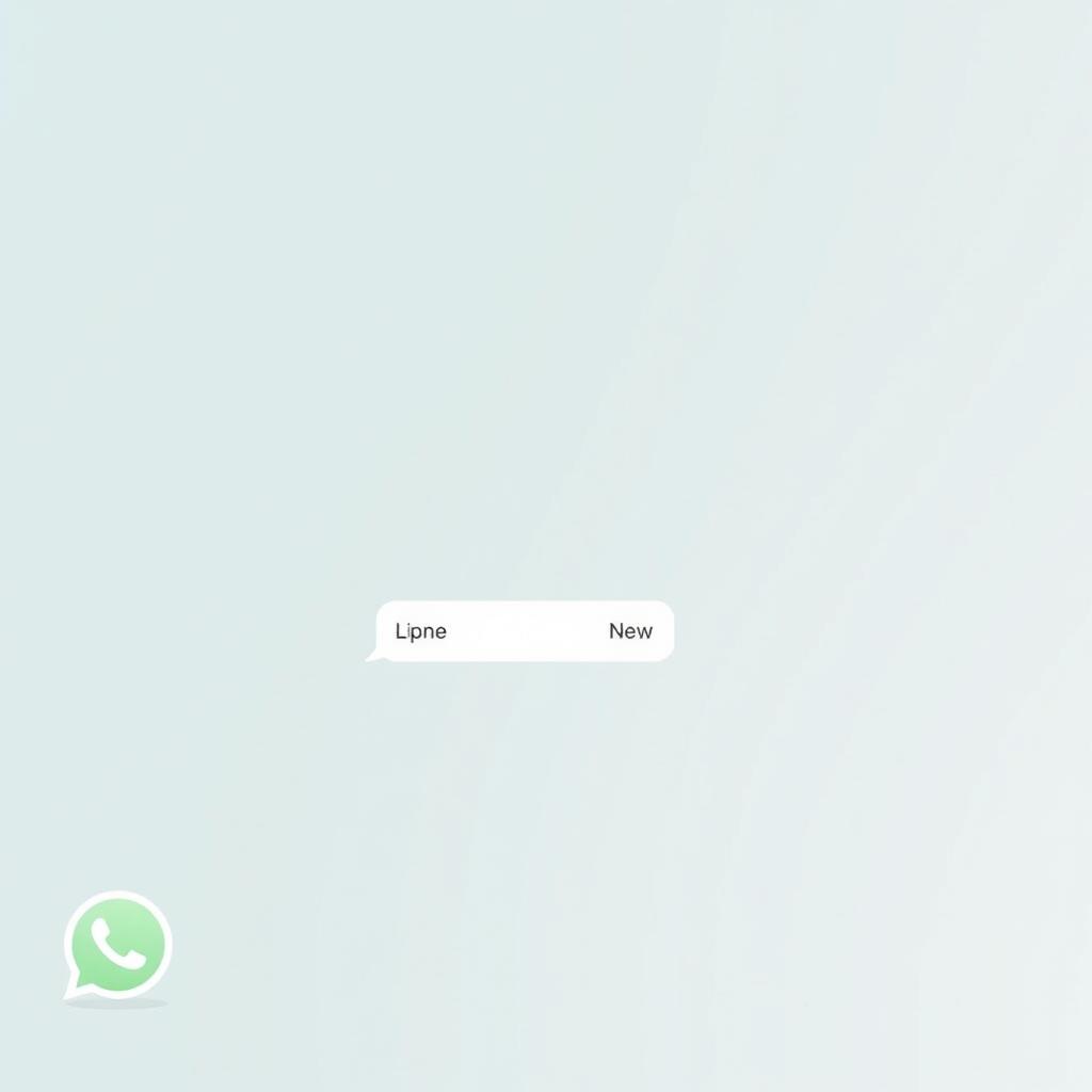 A minimalistic and soothing wallpaper designed for WhatsApp chats