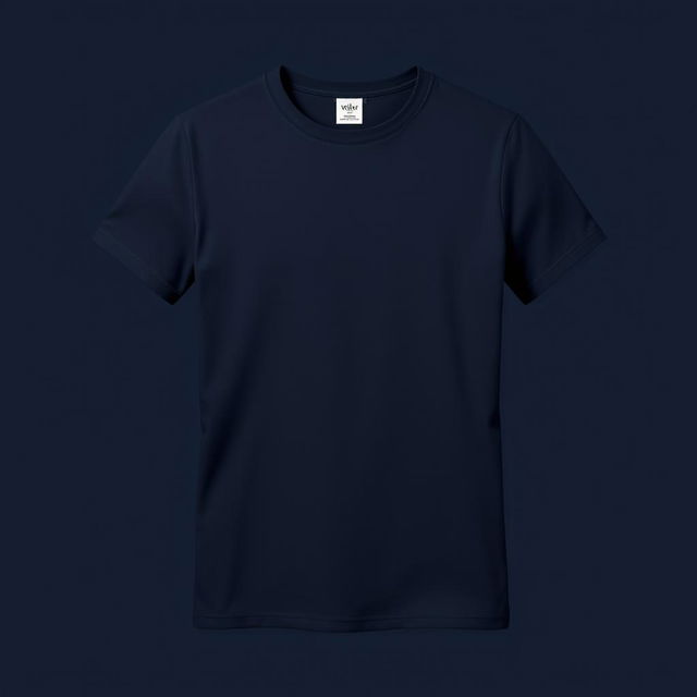 A classic and stylish plain T-shirt design featuring a solid color with a soft and luxurious fabric texture