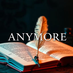 Instagram profile photo featuring the title 'ANYMORE' prominently displayed in an elegant, eye-catching font