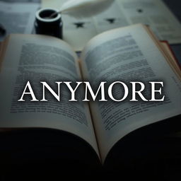 Instagram profile photo featuring the title 'ANYMORE' prominently displayed in an elegant, eye-catching font