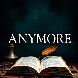 Instagram profile photo featuring the title 'ANYMORE' prominently displayed in an elegant, eye-catching font