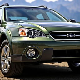 A 2006 Subaru Outback, showcasing the distinctive rugged design and adventurous spirit of the vehicle