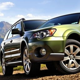 A 2006 Subaru Outback, showcasing the distinctive rugged design and adventurous spirit of the vehicle