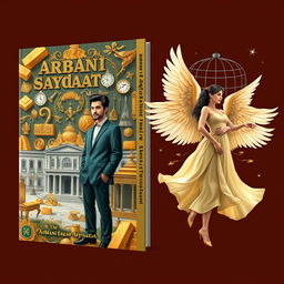 A book cover depicting two juxtaposed figures: Arbani Edgar Adynata and Sabila