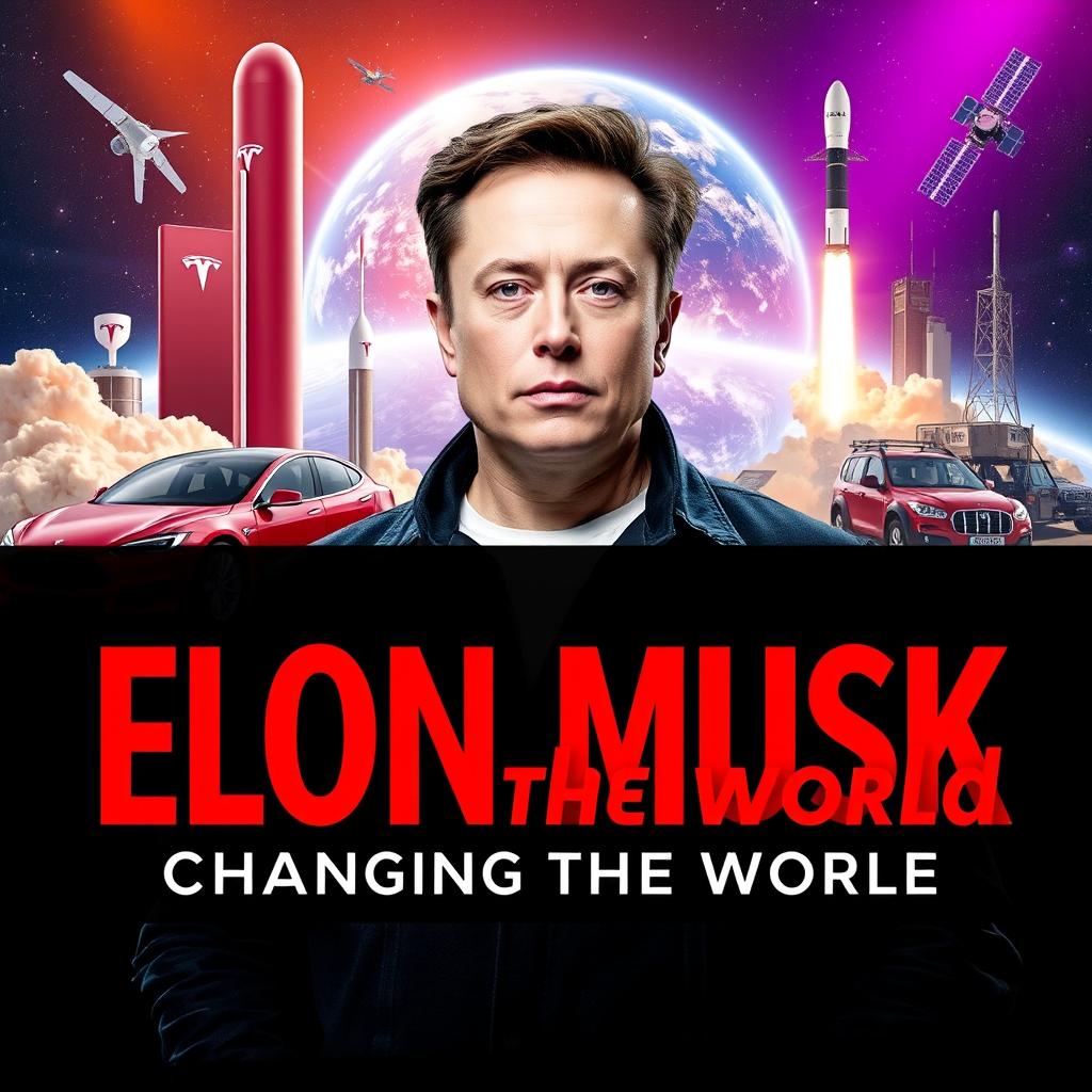 A captivating YouTube thumbnail featuring Elon Musk