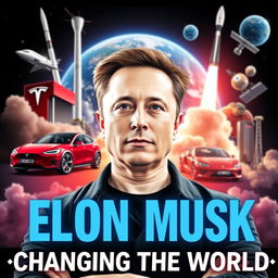 A captivating YouTube thumbnail featuring Elon Musk