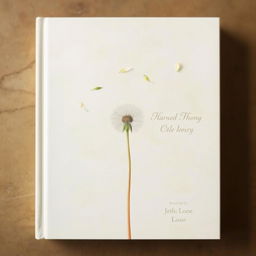 A soft and ethereal book cover with pale tones of yellow, gray, and white