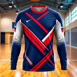 A beautifully designed futsal jersey with an eye-catching color scheme