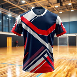 A beautifully designed futsal jersey with an eye-catching color scheme