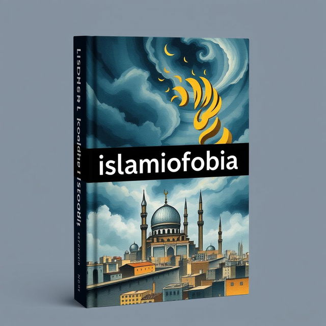 The book cover showcases a thought-provoking design with an illustration of a Western city skyline blending into a Middle Eastern landscape, highlighting the central theme of cultural clash and misunderstanding