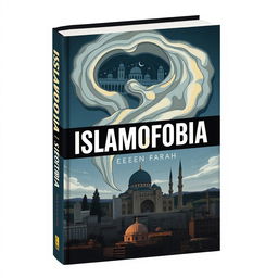 The book cover showcases a thought-provoking design with an illustration of a Western city skyline blending into a Middle Eastern landscape, highlighting the central theme of cultural clash and misunderstanding