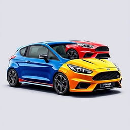 a hybrid car combining the features of the 2017 Ford Fiesta ST and 2017 Ford Focus RS