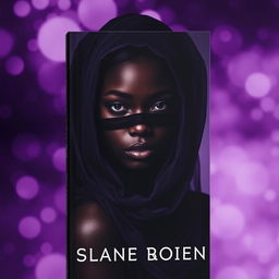 A captivating book cover featuring a black young adult woman with a veil covering her eyes, symbolizing a theme of sexual purity