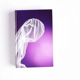 A plain book cover symbolizing sexual purity, featuring a white veil