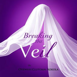 A professional and modern book cover for "Breaking the Veil" by Oyewusi Oluwatosin Adeola