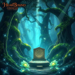 A mystical landscape for the fantasy series 'HeartBound Chronicles: Echoes of Tomorrow'