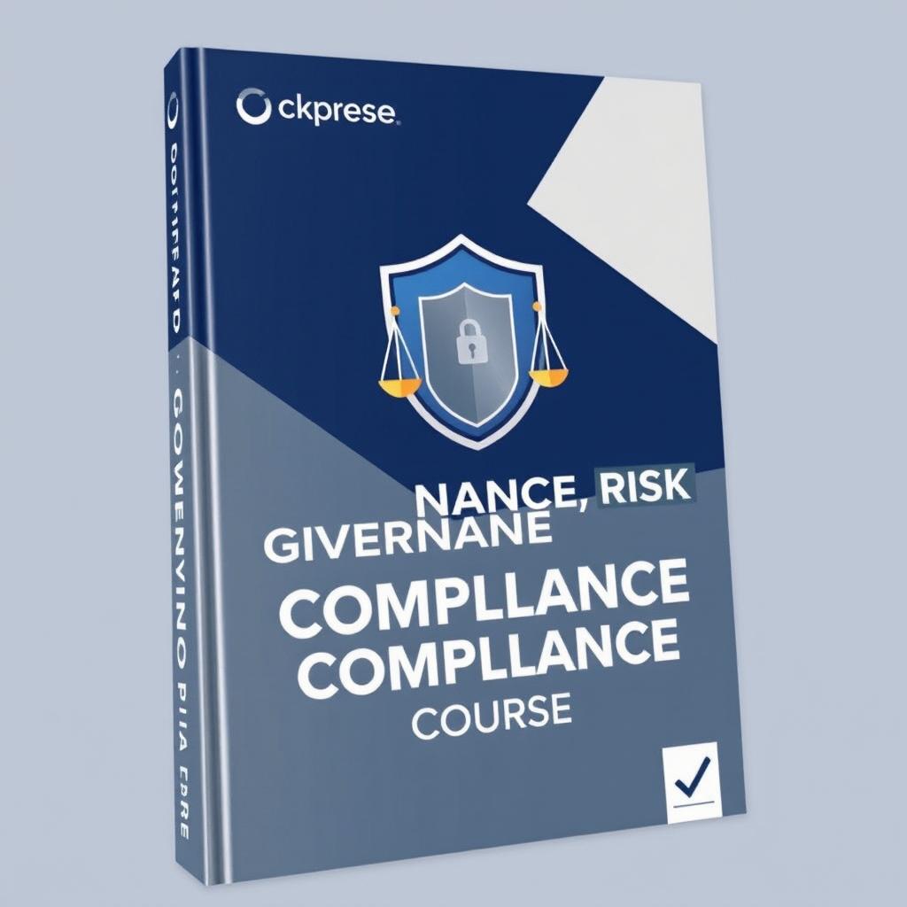 An ebook cover for a "Governance, Risk, and Compliance Course"