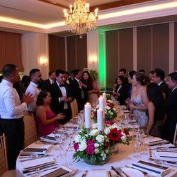 A wedding dinner event held on October 22nd with the cost of 200 pesos featuring the invited pastor Jairo Cisneros