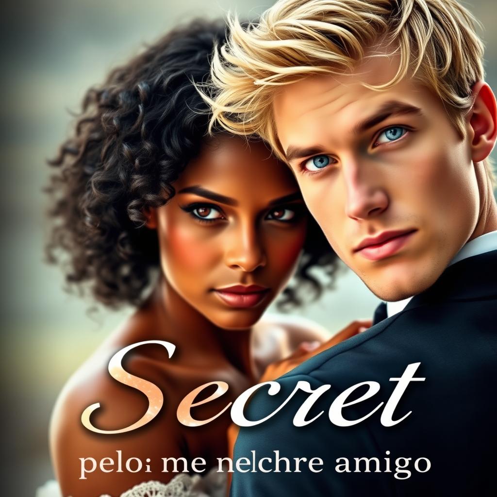 E-book cover featuring a romantic scene