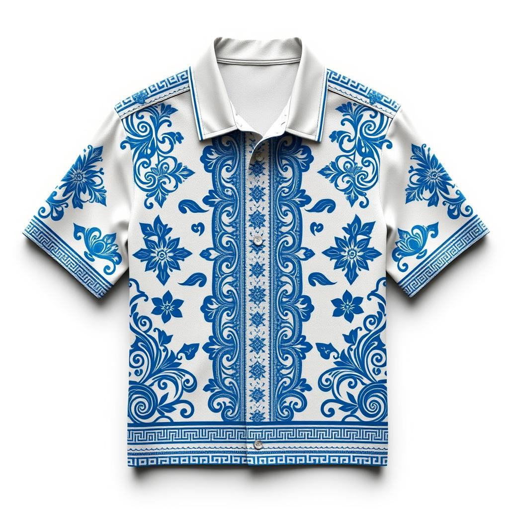 A collared jersey design inspired by the unique cultural elements of Bengkulu, featuring intricate patterns inspired by traditional Bengkulu motifs