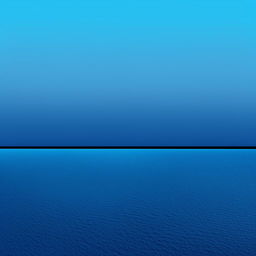 Generate a variation of the previous Chromecast style background, this time with a dominating palette of different shades of blue, hinting at a peaceful ocean or a tranquil twilight sky.