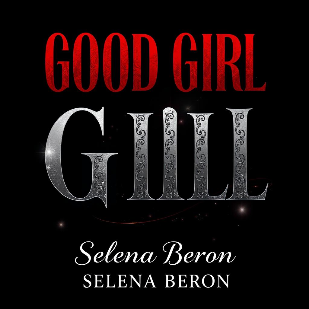 Book cover design for "Good Girl" as the main title, featuring bold and elegant typography