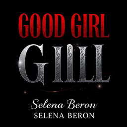 Book cover design for "Good Girl" as the main title, featuring bold and elegant typography