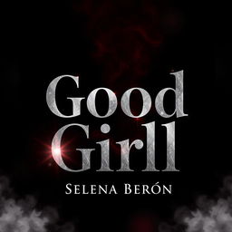 Book cover design for "Good Girl" as the main title, featuring bold and elegant typography