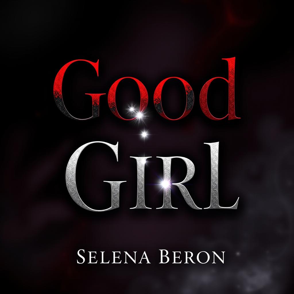 Book cover design for "Good Girl" as the main title, featuring bold and elegant typography