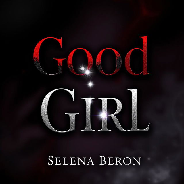 Book cover design for "Good Girl" as the main title, featuring bold and elegant typography