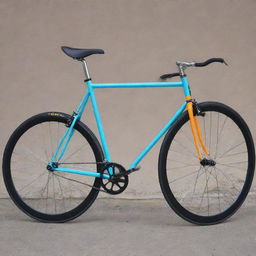 A high-quality, sleek Tsunami fixed gear bike complete with striking detailing and vibrant colors.