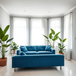 A modern living room featuring walls painted in a sophisticated shade of #D1D1D1, a neutral light gray