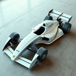 A brand new Formula 4 car design with state-of-the-art aerodynamics and DRS system