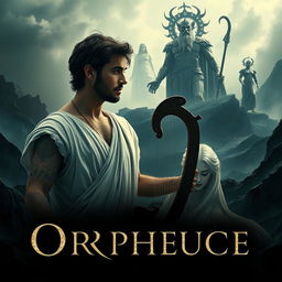 A captivating movie poster depicting the legendary story of Orpheus and Eurydice