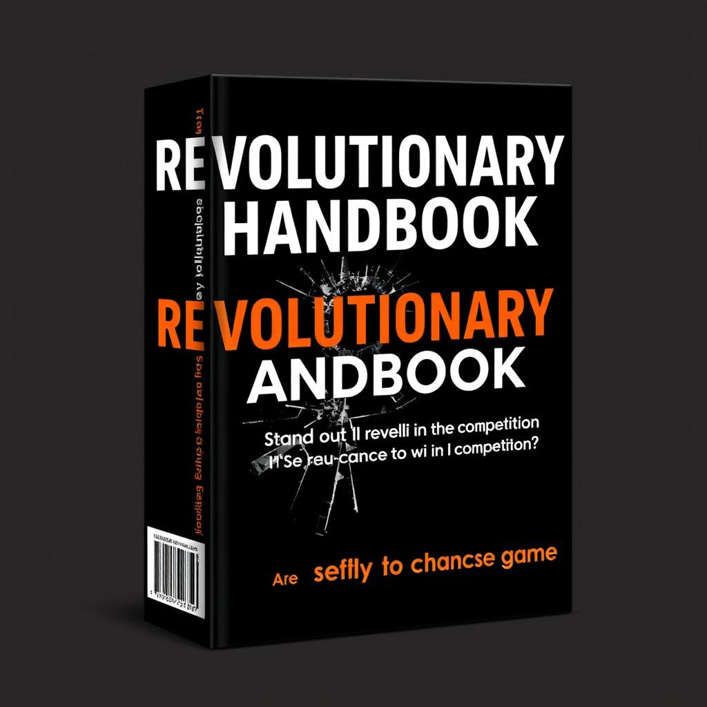 Revolutionary Handbook: Stand Out in the Competition book cover with a color scheme of black and bright orange