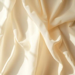 A beautiful muslin fabric draped elegantly, catching light and shadows, showcasing its softness and translucency