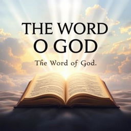 A serene and inspiring depiction of 'The Word of God'